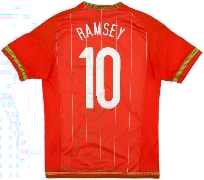 2015-16 Wales Home Shirt Ramsey #10 - 8/10 - (S)