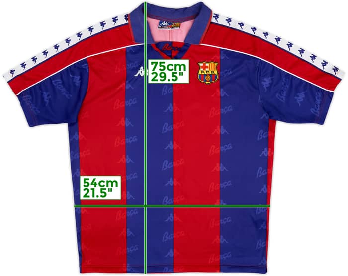 1992-95 Barcelona Home Shirt - 8/10 - (L)