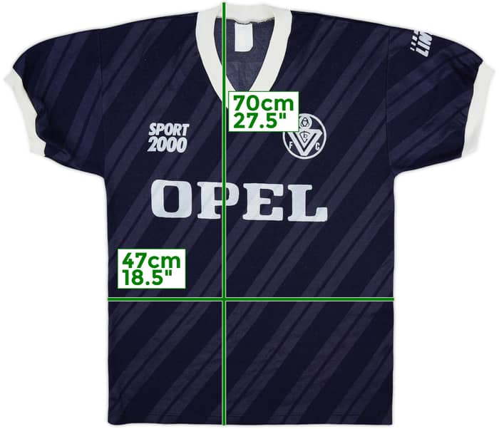 1988-89 Bordeaux Home Shirt - 9/10 - (M)