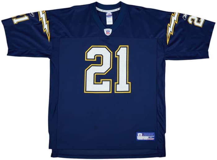 2002-04 San Diego Chargers Tomlinson #21 Reebok On Field Home Jersey - 8/10 - (XL)