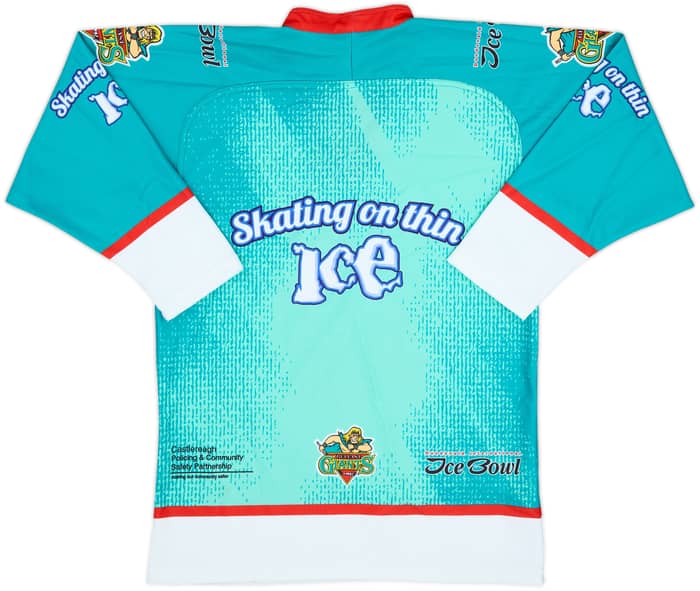 2012-13 Belfast Giants Rhino Alternate Jersey - 9/10 - (S)