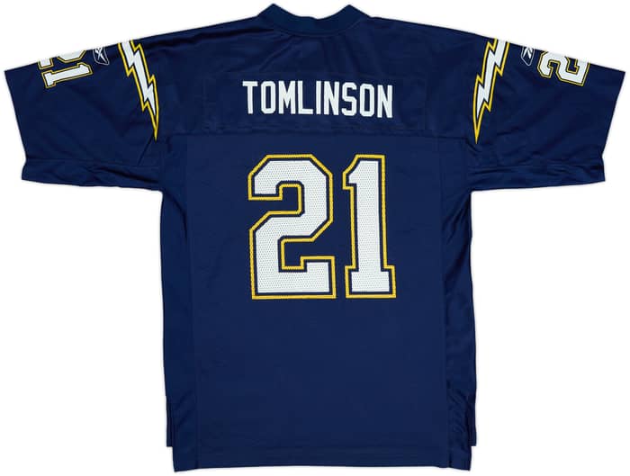 2002-04 San Diego Chargers Tomlinson #21 Reebok On Field Home Jersey - 7/10 - (M)