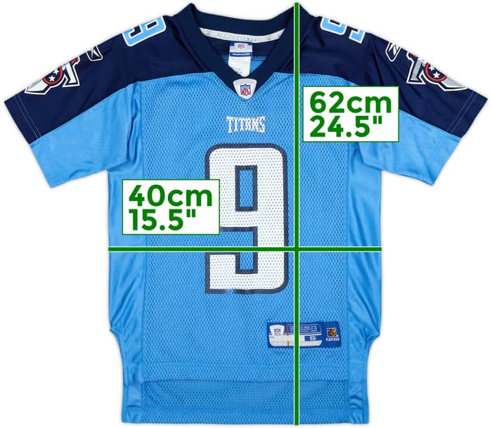 2005 Tennessee Titans McNair #9 Reebok On Field Alternate Jersey - 6/10 - (S.Boys)