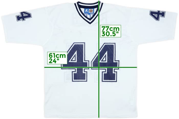 1997-99 Tampa Bay Lightning Richer #44 Starter Football Jersey - 8/10 - (L)