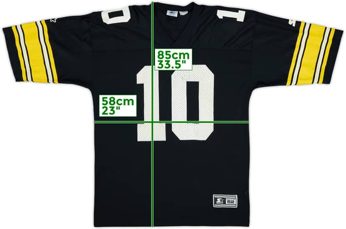 1995-96 Pittsburgh Steelers Stewart #10 Starter Home Jersey - 5/10 - (XL)