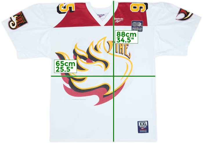 1995 Rhein Fire #95 Reebok Away Jersey - 8/10 - (XXL)