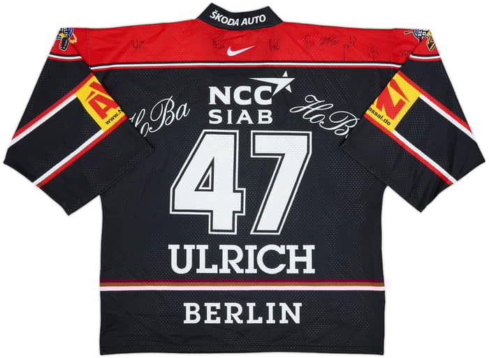 1999-00 Berlin Capitals Ulrich ##47 'Signed' Nike Home Jersey - 9/10 - (XL)