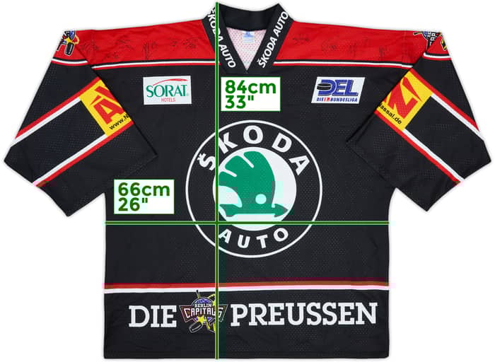 1999-00 Berlin Capitals Ulrich ##47 'Signed' Nike Home Jersey - 9/10 - (XL)