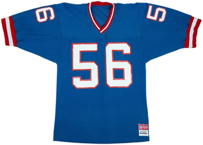 1981-83 New York Giants Taylor #56 Medalist Sand-Knit Home Jersey - 8/10 - (M)
