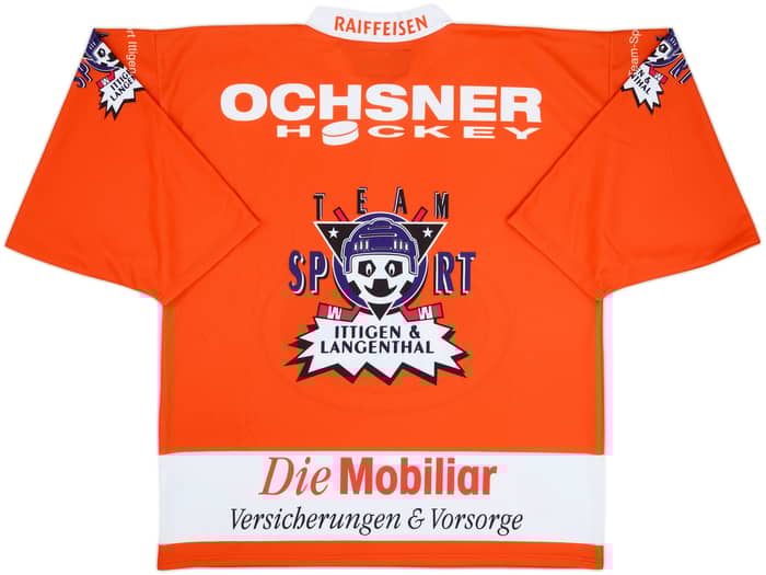 2000-01 EHC Bosingen-Kriechenwil #11 Ochsner Hockey Home Jersey - 9/10 - (XL)