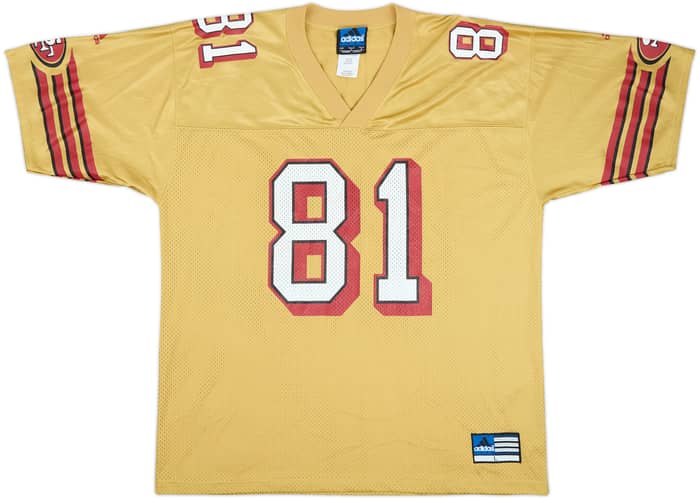 1999-00 San Francisco 49ers Owens #81 adidas Alternate Jersey - 8/10 - (L)
