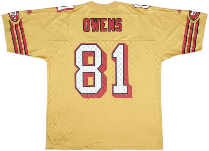 1999-00 San Francisco 49ers Owens #81 adidas Alternate Jersey - 8/10 - (L)
