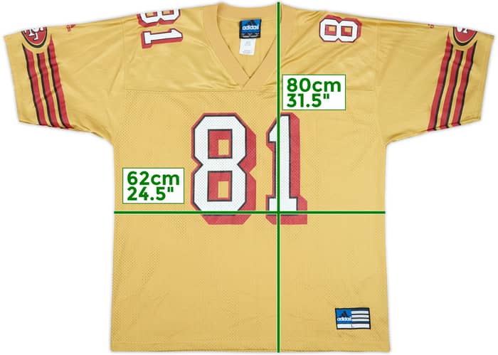 1999-00 San Francisco 49ers Owens #81 adidas Alternate Jersey - 8/10 - (L)