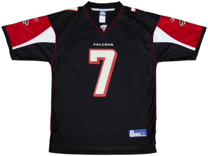 2003-04 Atlanta Falcons Vick #7 Reebok On Field Alternate Jersey - 9/10 - (L)