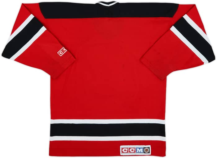 1995-98 New Jersey Devils CCM Away Jersey - 5/10 - (XL.Boys)