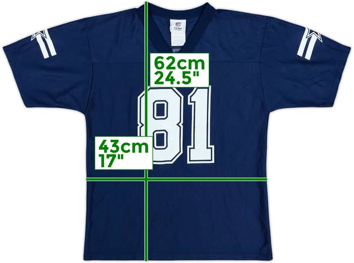 2008 Dallas Cowboys Owens #81 NFL Replica Home Jersey - 5/10 - (M.Boys)