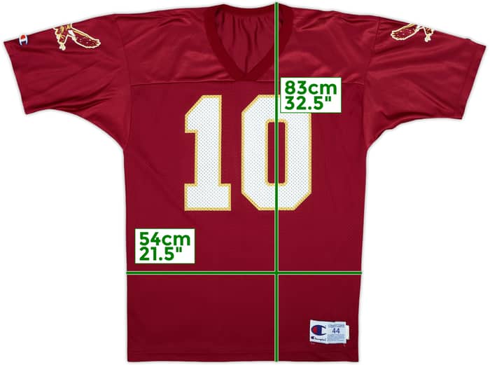 1993-95 Boston College Eagles Hartsell #10 Champion Home Jersey - 9/10 - (L)