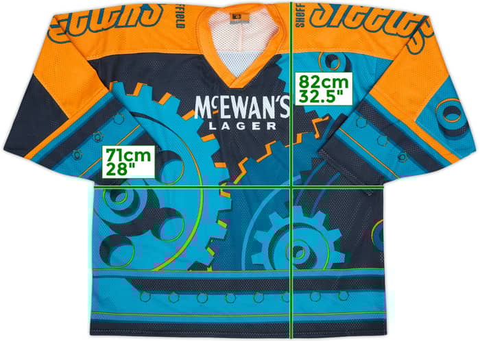 1996-97 Sheffield Steelers IceBrand Away Jersey - 9/10 - (XXL)