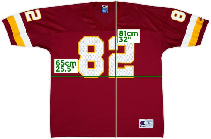 1995-00 Washington Redskins Westbrook #82 Champion Home Jersey - 8/10 - (XXL)