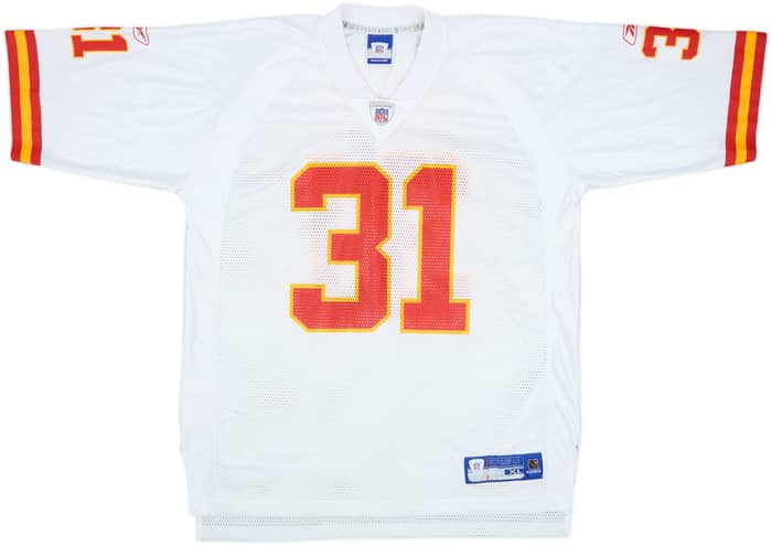 2005-06 Kansas City Chiefs Holmes #31 Reebok On Field Away Jersey - 8/10 - (XL)