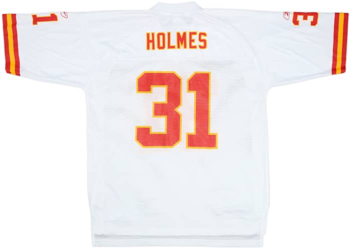 2005-06 Kansas City Chiefs Holmes #31 Reebok On Field Away Jersey - 8/10 - (XL)