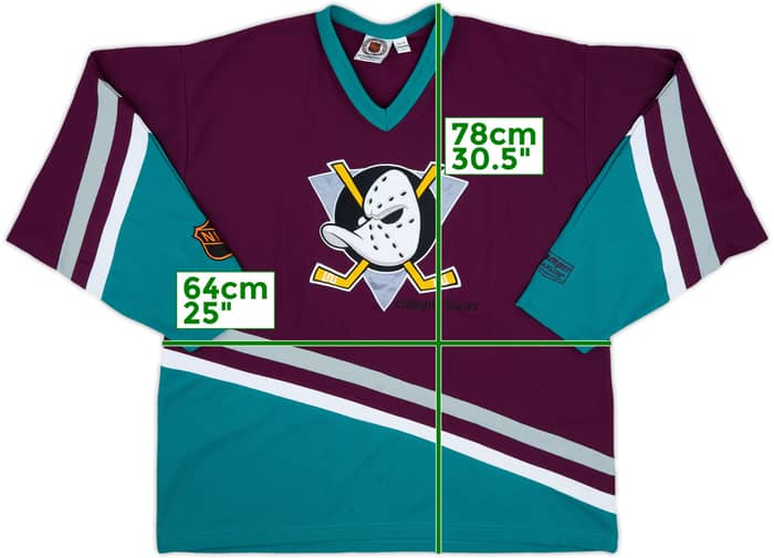 1993-99 Mighty Ducks of Anaheim #22 Campri Home Jersey - 8/10 - (M)