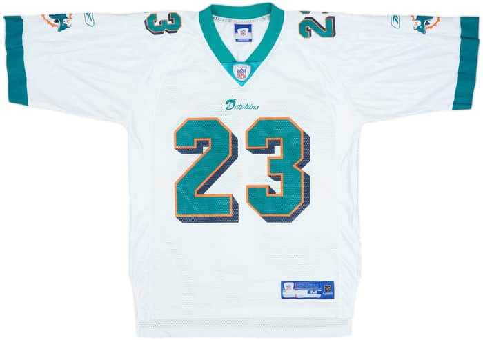 2005-06 Miami Dolphins Brown #23 Reebok On Field Away Jersey - 7/10 - (M)