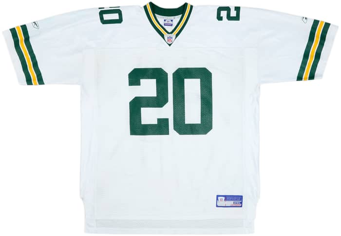2002-03 Green Bay Packers Anderson #20 Reebok On Field Away Jersey - 9/10 - (XXL)