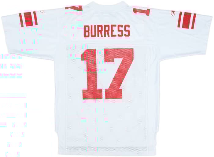 2007 New York Giants Burress #17 Reebok On Field Away Jersey - 5/10 - (M)