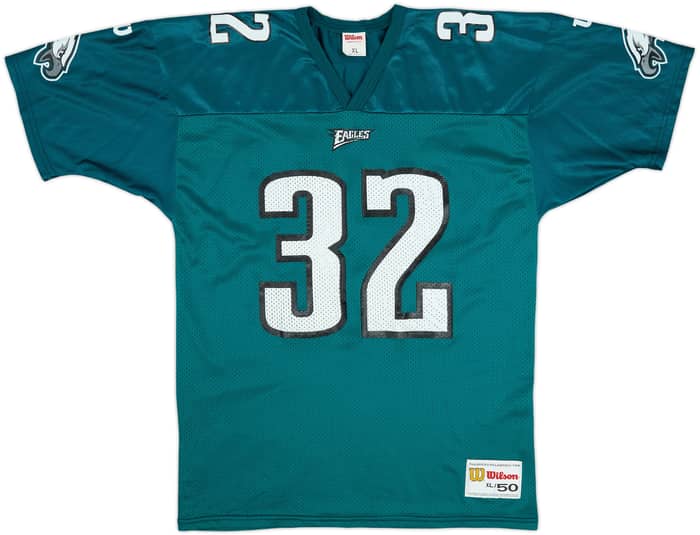 1996-97 Philadelphia Eagles Watters #32 Wilson Home Jersey - 8/10 - (XL)