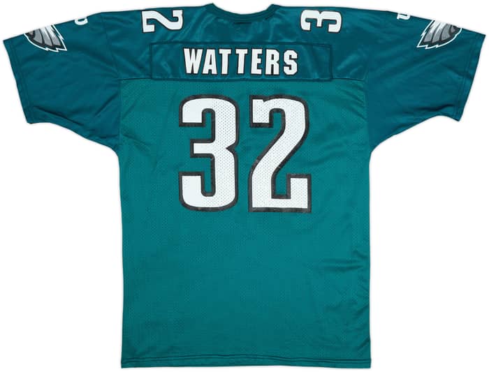 1996-97 Philadelphia Eagles Watters #32 Wilson Home Jersey - 8/10 - (XL)