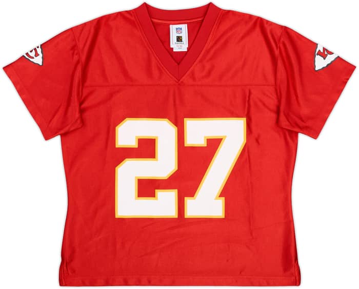 2005-06 Kansas City Chiefs L.Johnson #27 NFL Replica Home Jersey Womens - 6/10 - (M)