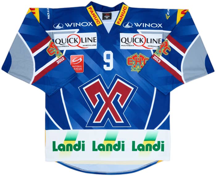 2012-13 EHC Biel-Bienne Seguin #9 TFS Home Jersey - 9/10 - (XXL)