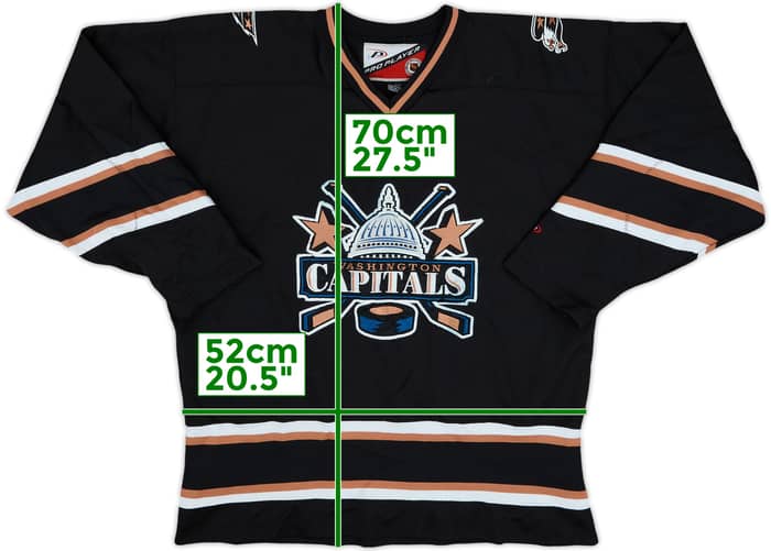 1999-00 Washington Capitals Pro Player Alternate Jersey - 7/10 - (M)