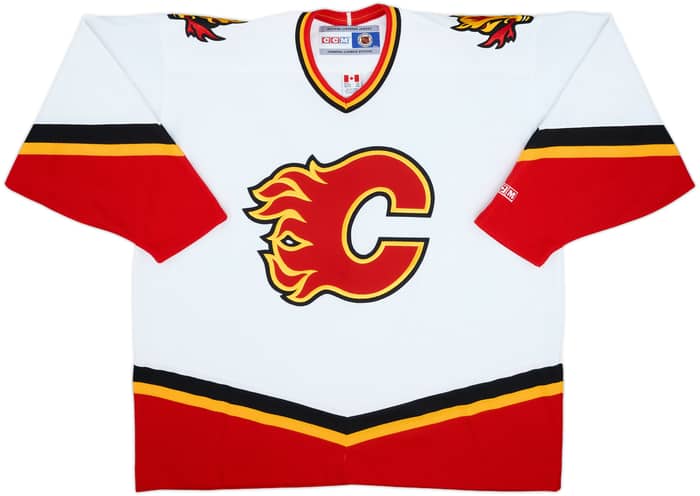 2000-03 Calgary Flames CCM Home Jersey - 9/10 - (XXL)