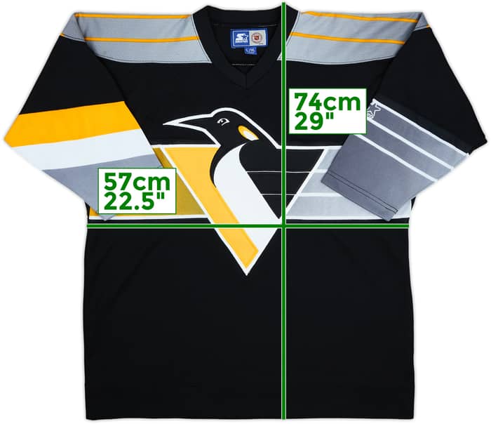 1997-99 Pittsburgh Penguins Starter Away Jersey - 9/10 - (L/XL.Boys)