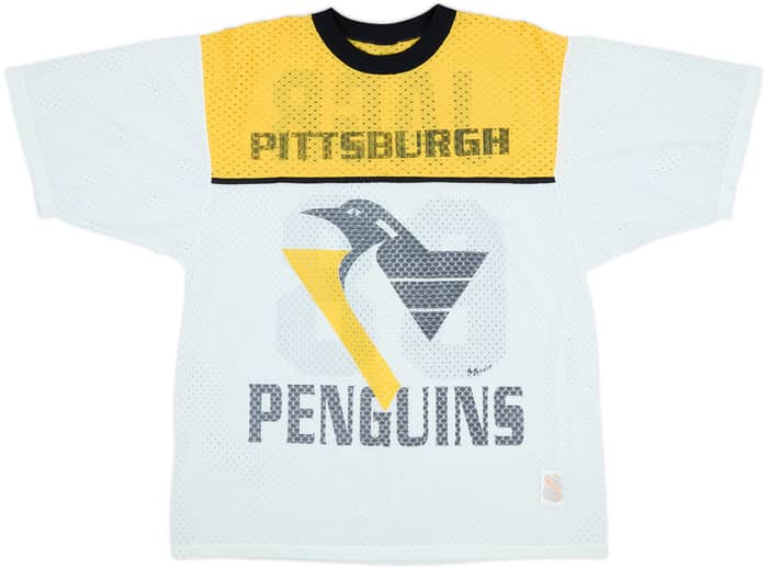 1990s Pittsburgh Penguins Jagr #68 MSport Mesh Jersey Tee - 5/10 - (L)