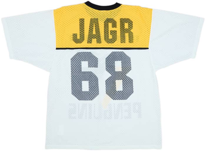 1990s Pittsburgh Penguins Jagr #68 MSport Mesh Jersey Tee - 5/10 - (L)