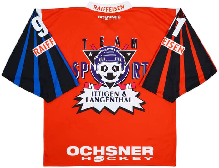 2000-02 EHC Sensee #91 Ochsner Hockey Home Jersey - 8/10 - (XL)