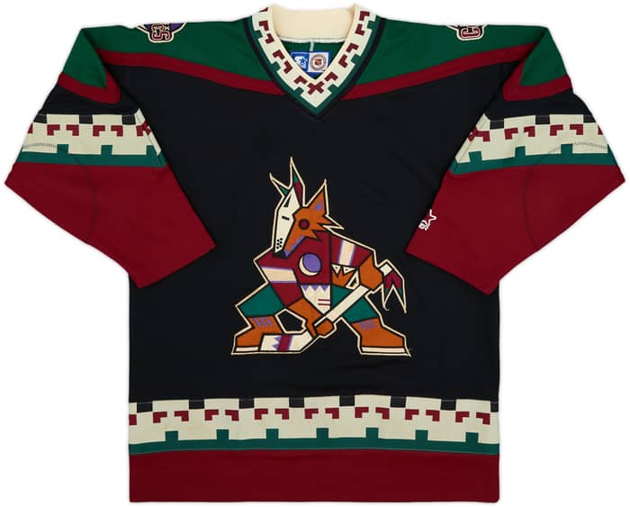 1996-99 Phoenix Coyotes Starter Away Jersey - 8/10 - (L/XL.Boys)