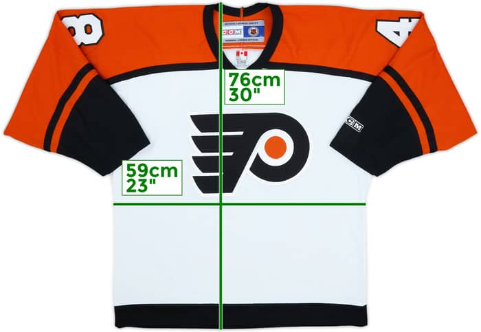 2007 Philadelphia Flyers Briere #48 CCM Home Jersey - 8/10 - (M)