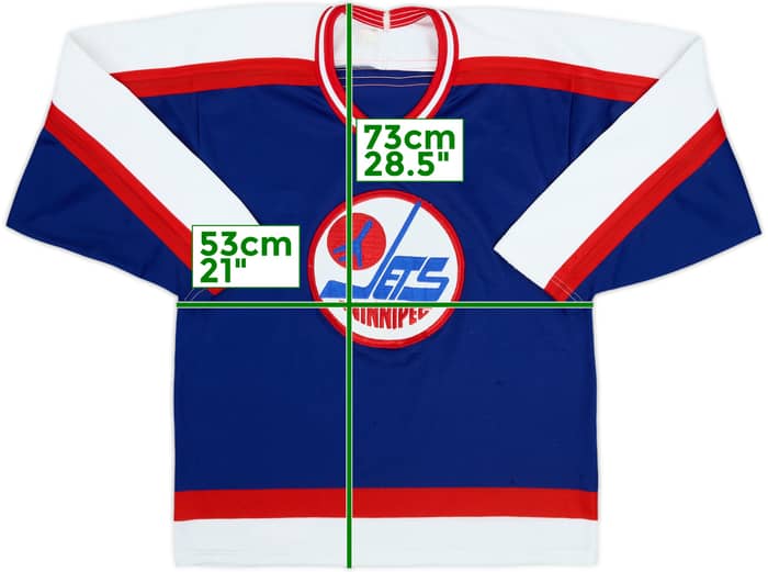 1980-90 Winnipeg Jets CCM Away Jersey - 7/10 - (M)