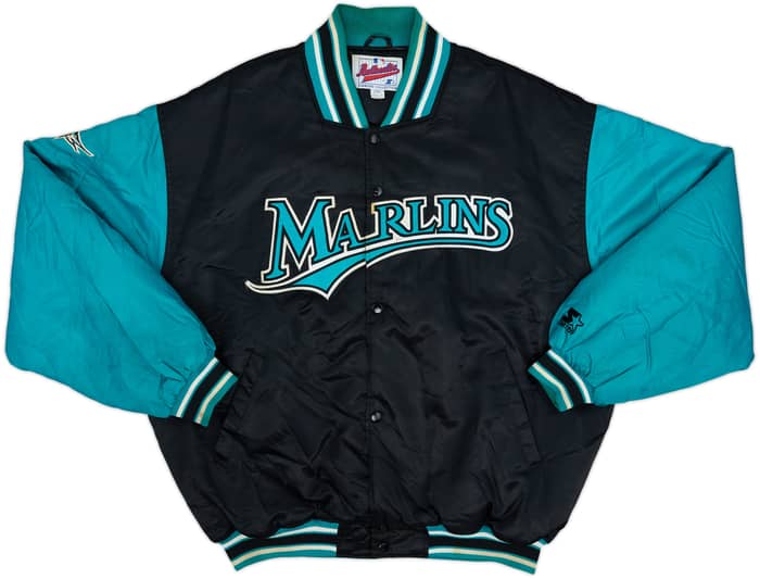 1993-99 Florida Marlins Starter Satin Varsity Jacket - 8/10 - (XXL)
