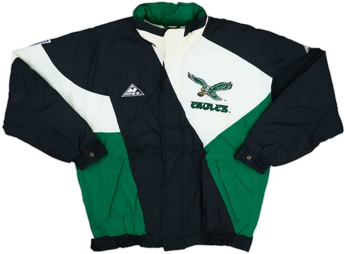 1990-95 Philadelphia Eagles Apex One Rain Coat - 7/10 - (S)