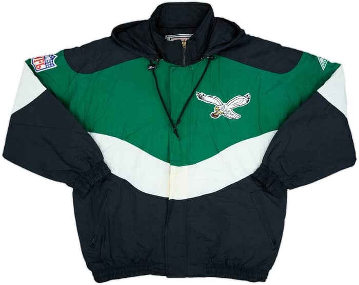 1990-95 Philadelphia Eagles Apex One Rain Coat - 8/10 - (L)