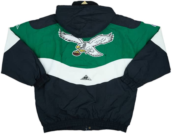 1990-95 Philadelphia Eagles Apex One Rain Coat - 8/10 - (L)