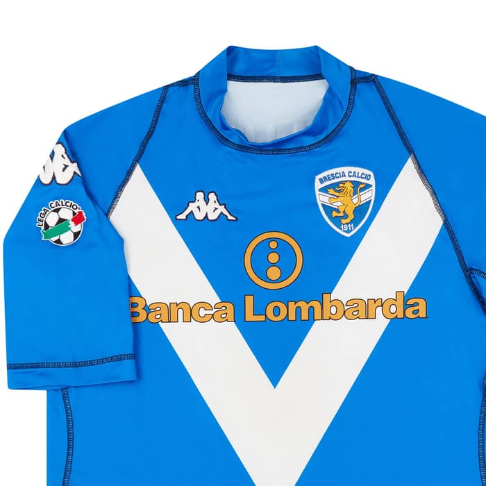 2003-04 Brescia Match Issue Home Shirt Mauri #6