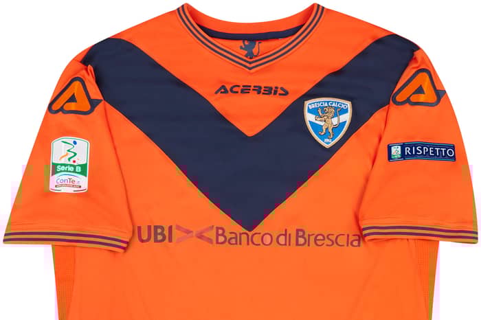 2016-17 Brescia Match Issue GK Shirt Minelli #15
