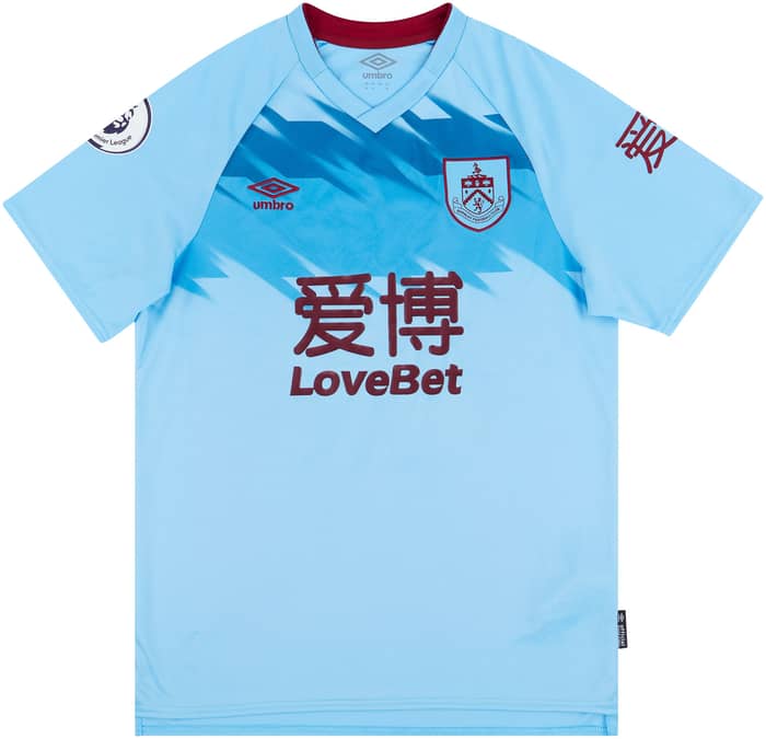 2019-20 Burnley Match Issue Away Shirt Brady #12