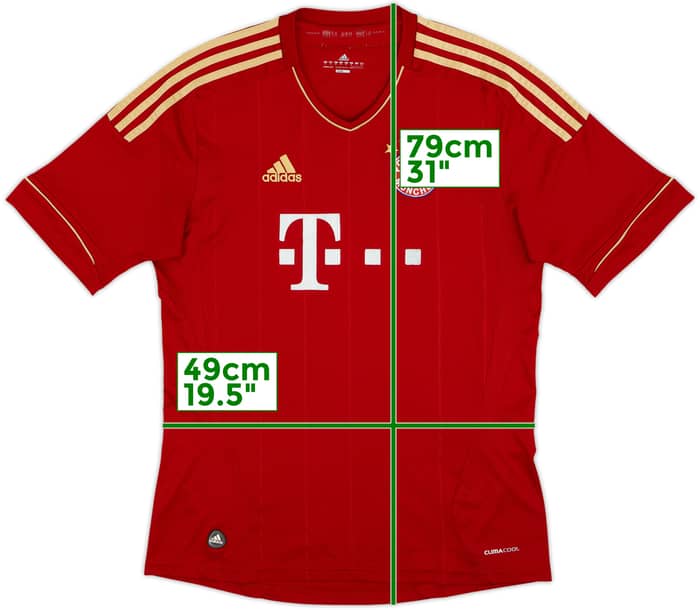 2011-13 Bayern Munich Home Shirt - 5/10 - (M)